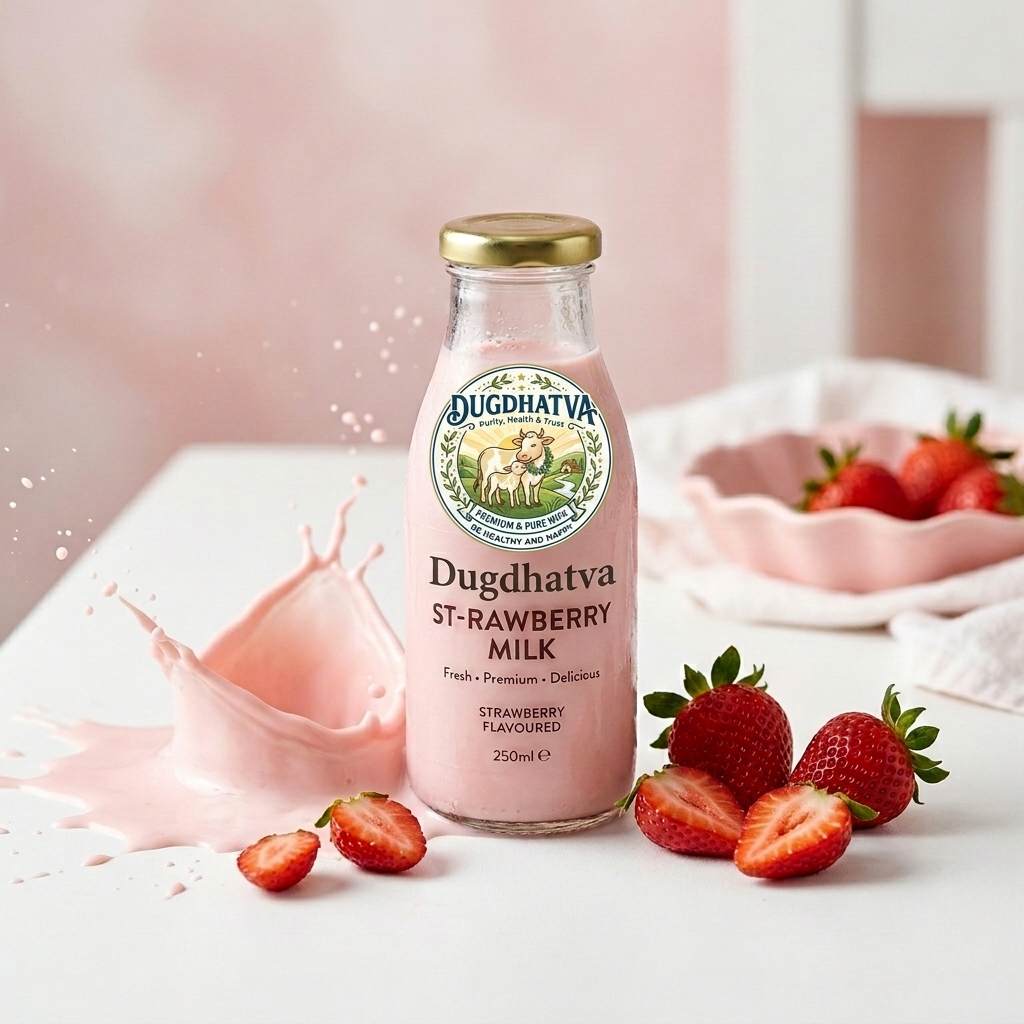 Strawberry Flavoured Milk